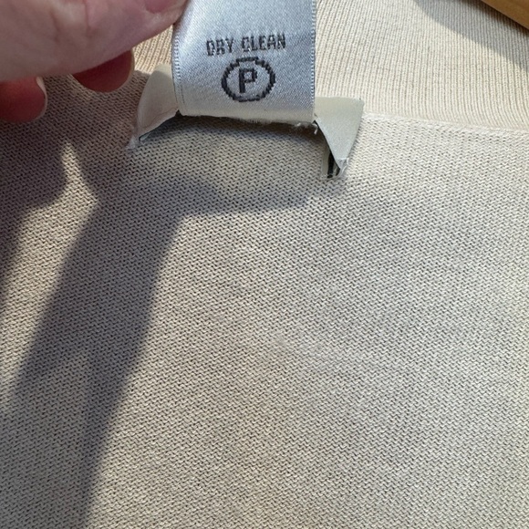 Vintage Neiman Marcus Exclusive Tie Front Cardigan Metallic Belt / large - Picture 5 of 9